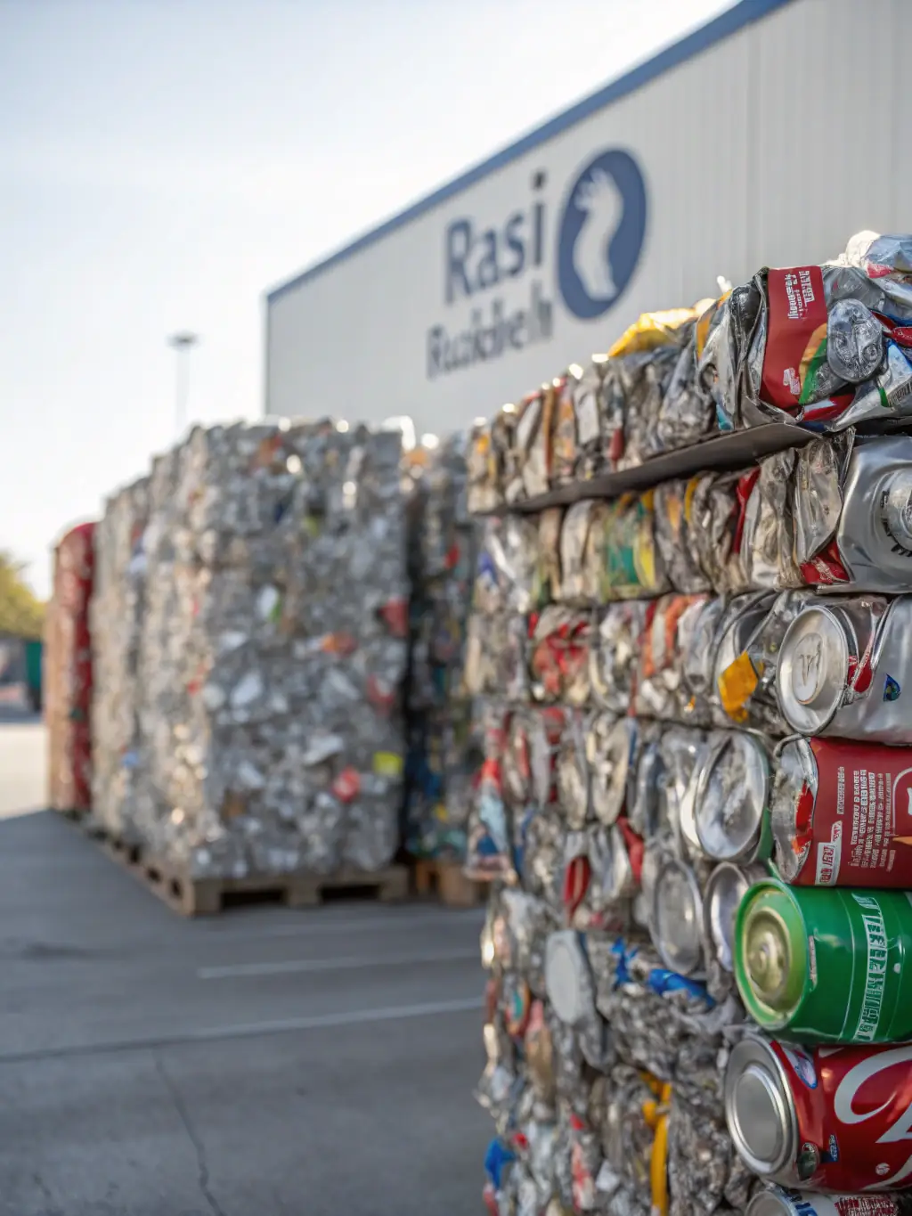 A pile of shiny aluminum cans and sheets, highlighting the recyclability and value of aluminum scrap that ECM Recycling accepts.